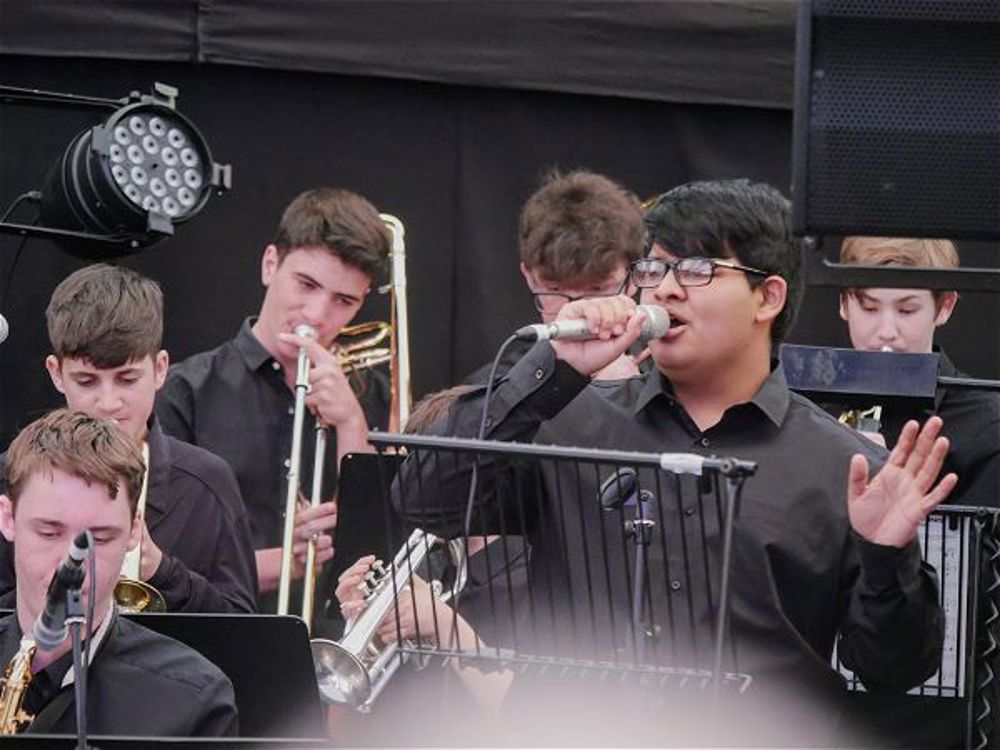 Jazz Band perform at the Cheltenham Jazz Festival  - Image