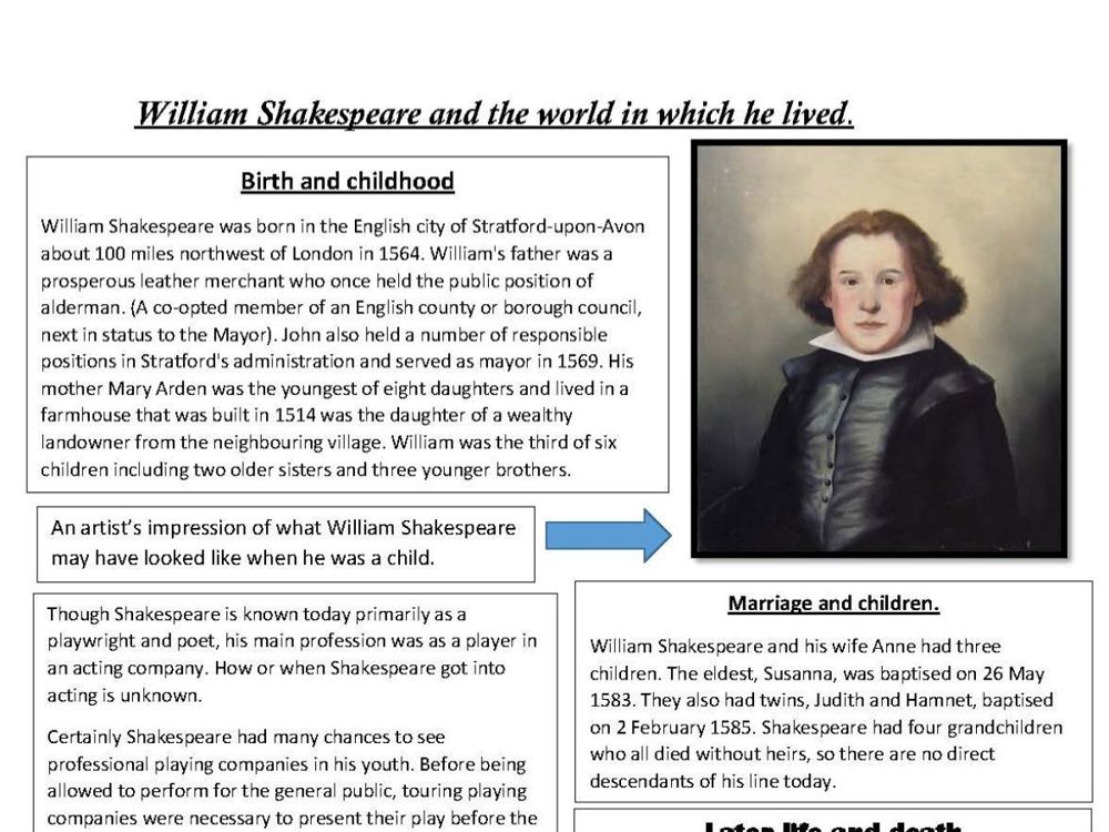 Year 7 Pupils Pass On Shakespeare Knowledge - Image