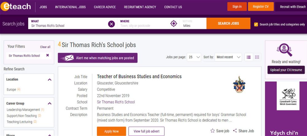 Job Vacancies At Rich's