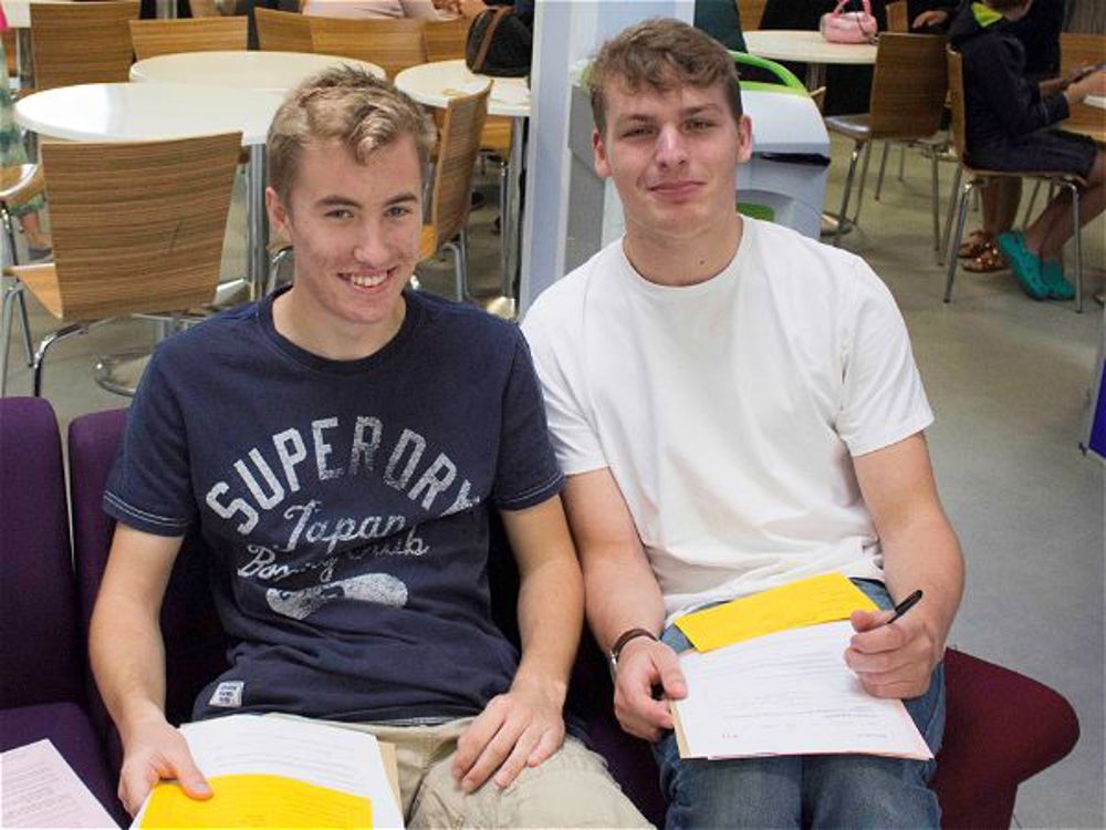 Students Celebrate A Level Success - Image