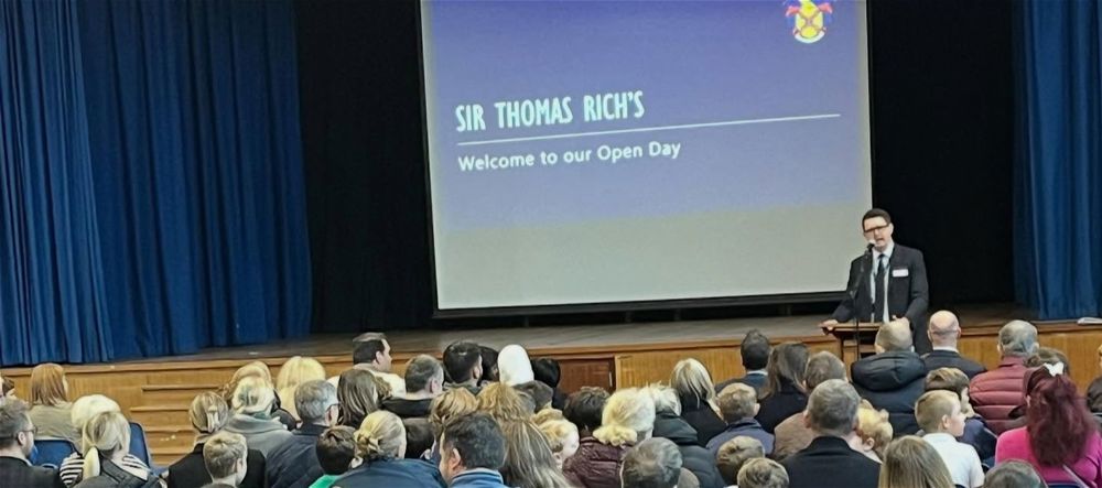 Welcoming Visitors to Open Day and Evening