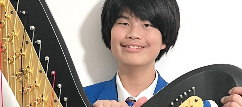 Harpist Joins National Children's Orchestras of GB