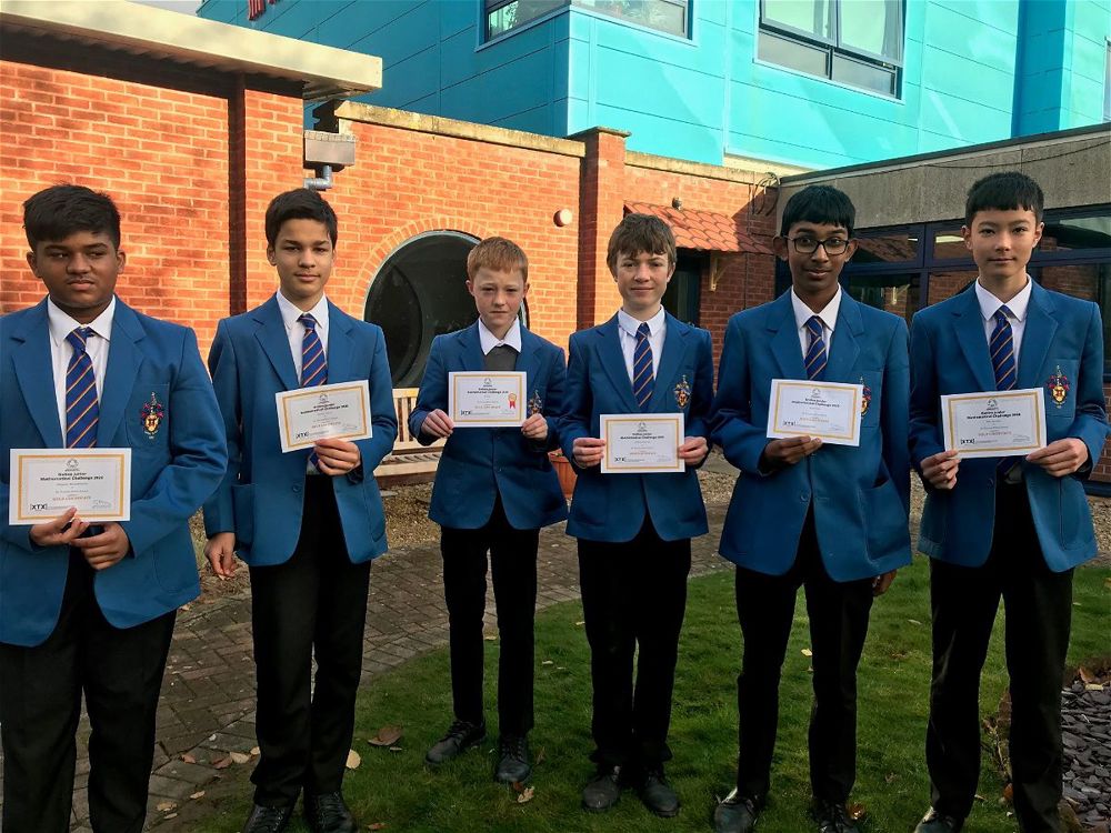 UKMT Maths Challenge Success - Image