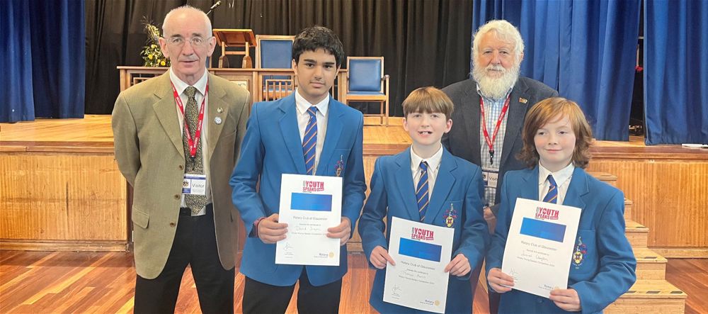 Junior Debate Team Wins Rotary Competition