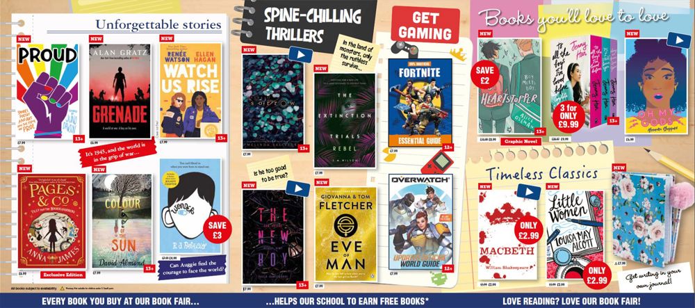 School Book Fair 8th - 13th February