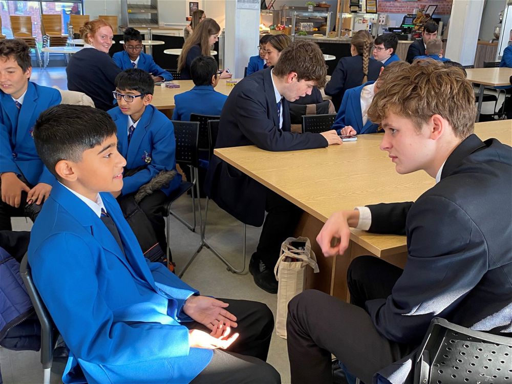 Year 7 Pupils Meet Year 13 Mentors - Image