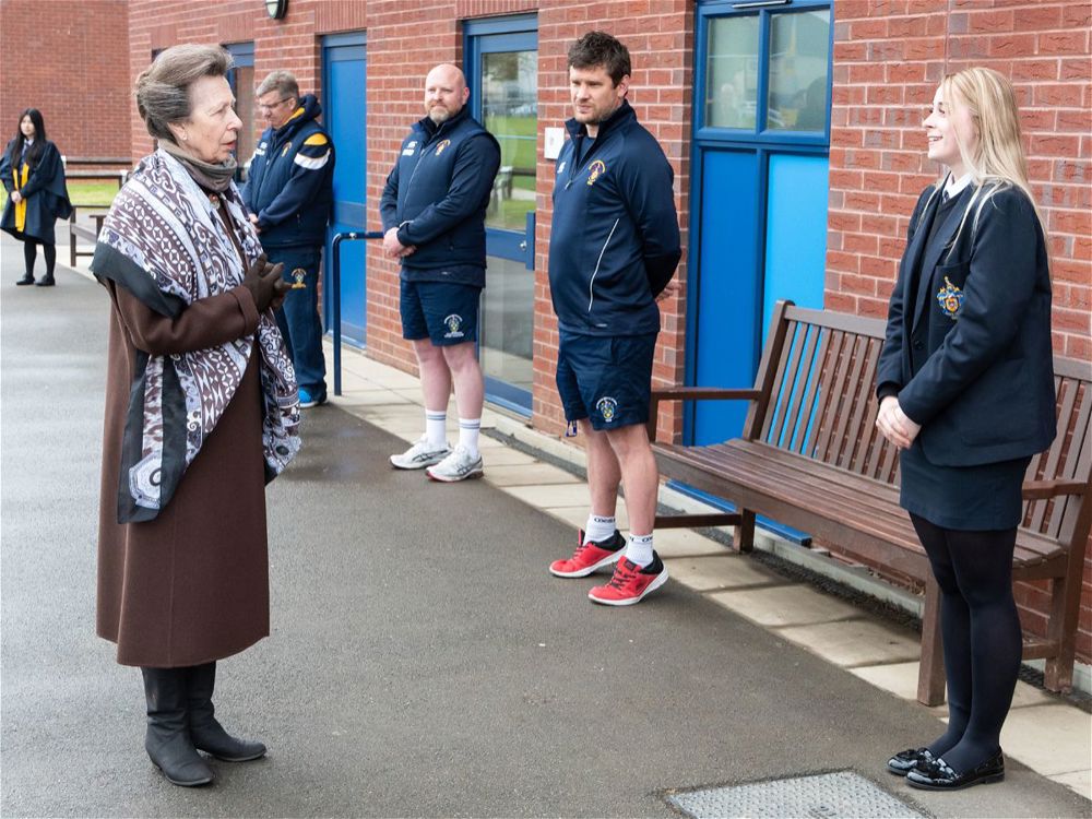 HRH The Princess Royal Visits Sir Thomas Rich's - Image